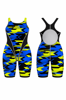 Mad Wave Kız Çocuk Yarış ve Antrenman Mayosu – Profesyonel Tek Parça Yüzücü Mayosu M4075 03 5 H6W