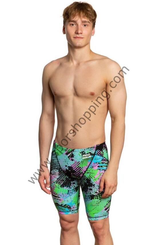 Mad Wave Revolution S5 Erkek Yarış Jammer Mayosu – FINA Onaylı | Profesyonel Performans - 2