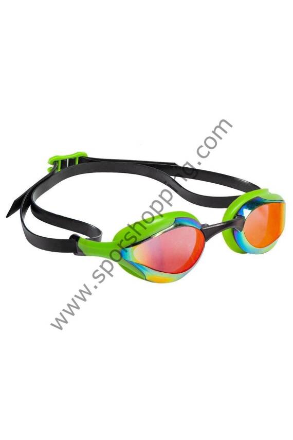 MadWave ALIEN Rainbow Yüzme Yarış Gözlüğü Yeşl/Siyah - 1