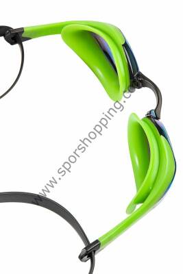 MadWave ALIEN Rainbow Yüzme Yarış Gözlüğü Yeşl/Siyah - 2