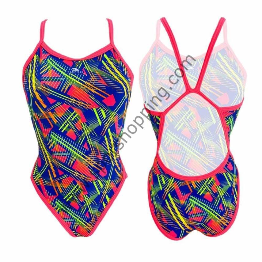 Turbo Kadın Antrenman Mayosu – Revolution Chromatic Angles | Renkli, Dayanıklı, Performans Odaklı - 1