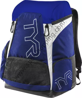 TYR Alliance Team Backpack 45L – Mavi / Beyaz Yüzücü Ekipman Sırt Çantası LATBP45473