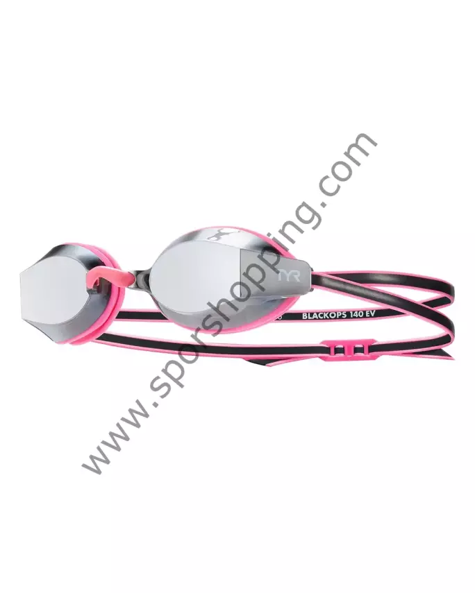 TYR Blackops 140 EV Racing Goggles – Aynalı Yarış Yüzücü Gözlüğü (Pembe / Siyah) LGBKOPFM659 - 1