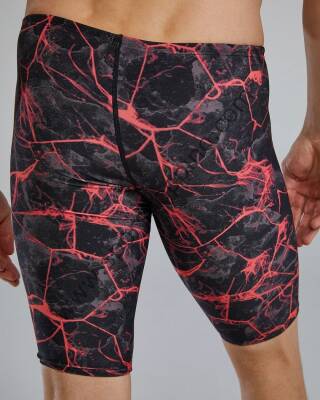 TYR Erkek Çocuk Jammer Yüzücü Mayosu – Kırmızı Synapse Desen SSYN7A61026 - 3