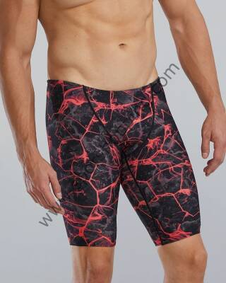 TYR Erkek Çocuk Jammer Yüzücü Mayosu – Kırmızı Synapse Desen SSYN7A61026 - 4