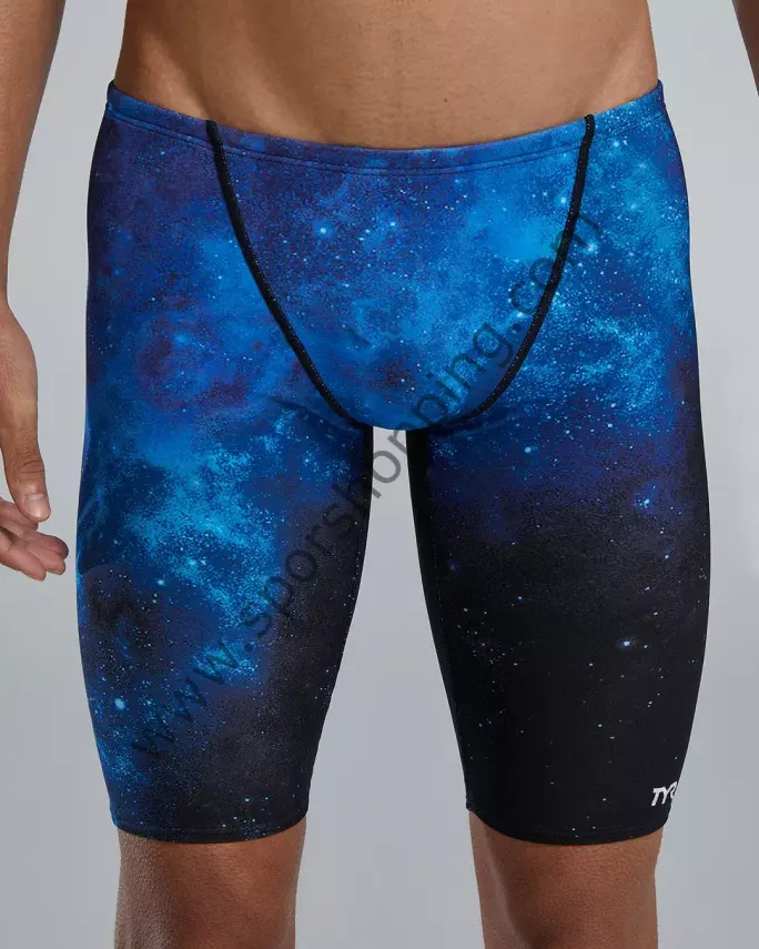 TYR Erkek Çocuk Jammer Yüzücü Mayosu – Mavi Galaxy Desen SSTA7A42030 - 1