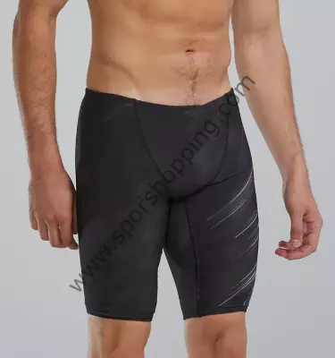 TYR Erkek Diz Boyu Performans Yüzücü Mayosu – Siyah/Beyaz  SCYC7A14026 - 2